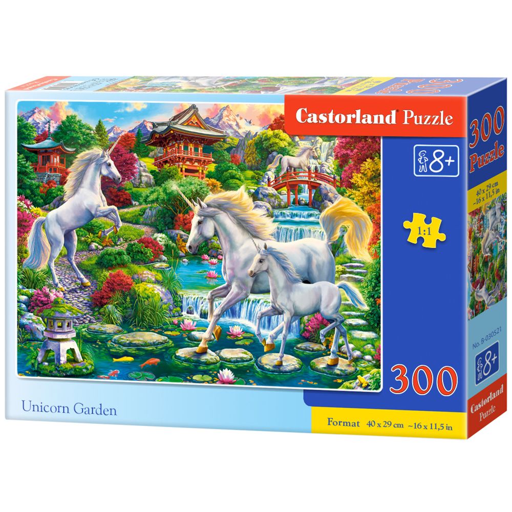 Castorland, Градина с еднорози, пъзел 300 части
