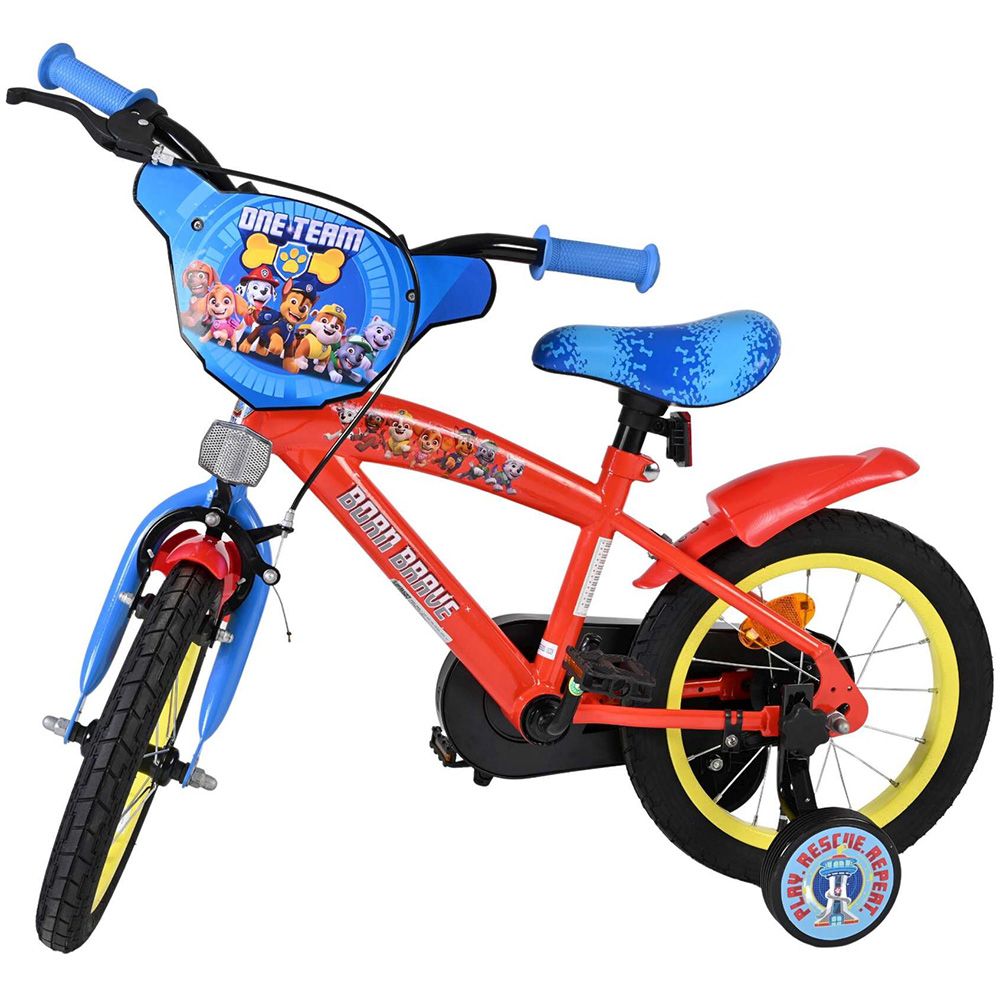 Детски велосипед с помощни колела, Paw Patrol, 14 инча, Момчета