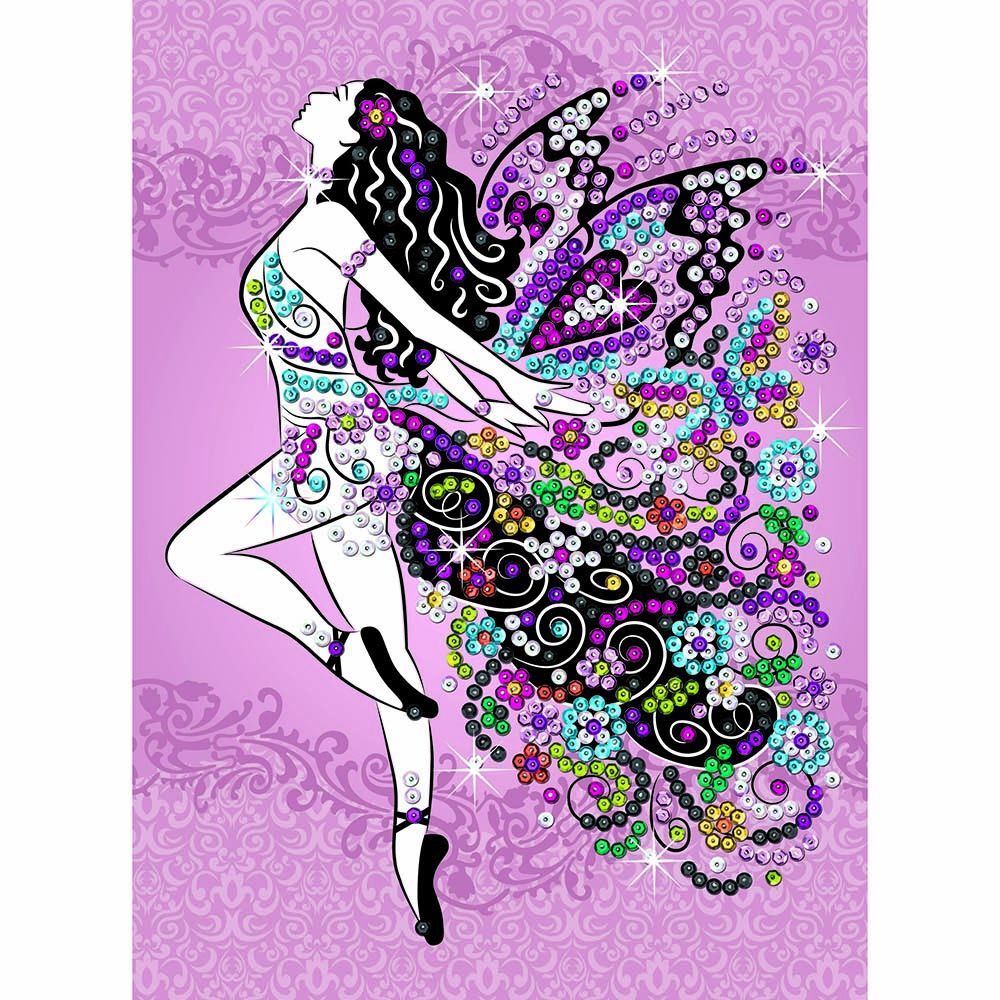 CRAFT TEEN, Изкуство с пайети, Полетът на феята, Sequin art