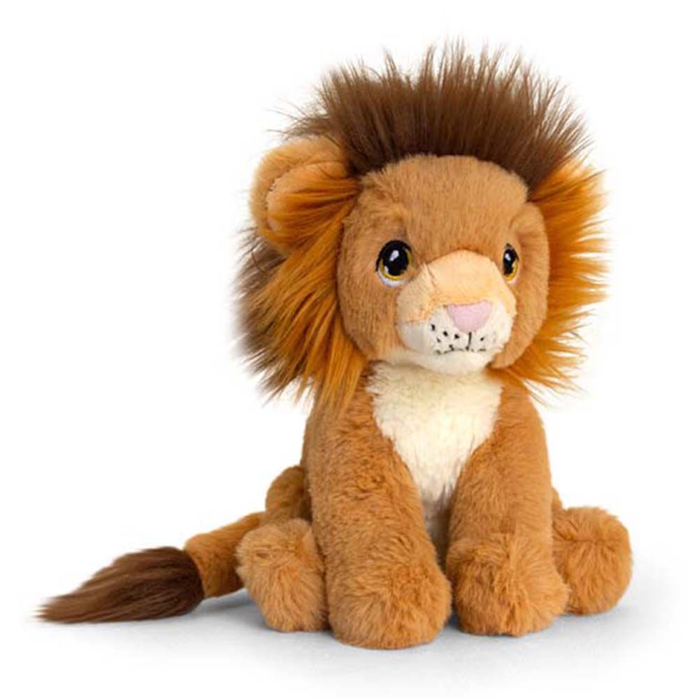 Keel Toys, Лъв, екологична плюшена играчка от серията Keeleco, 18 см