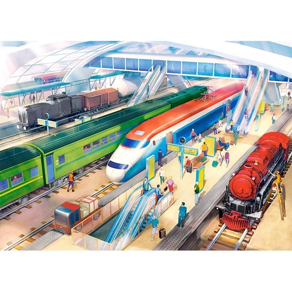 Влакове, пъзел 180 части