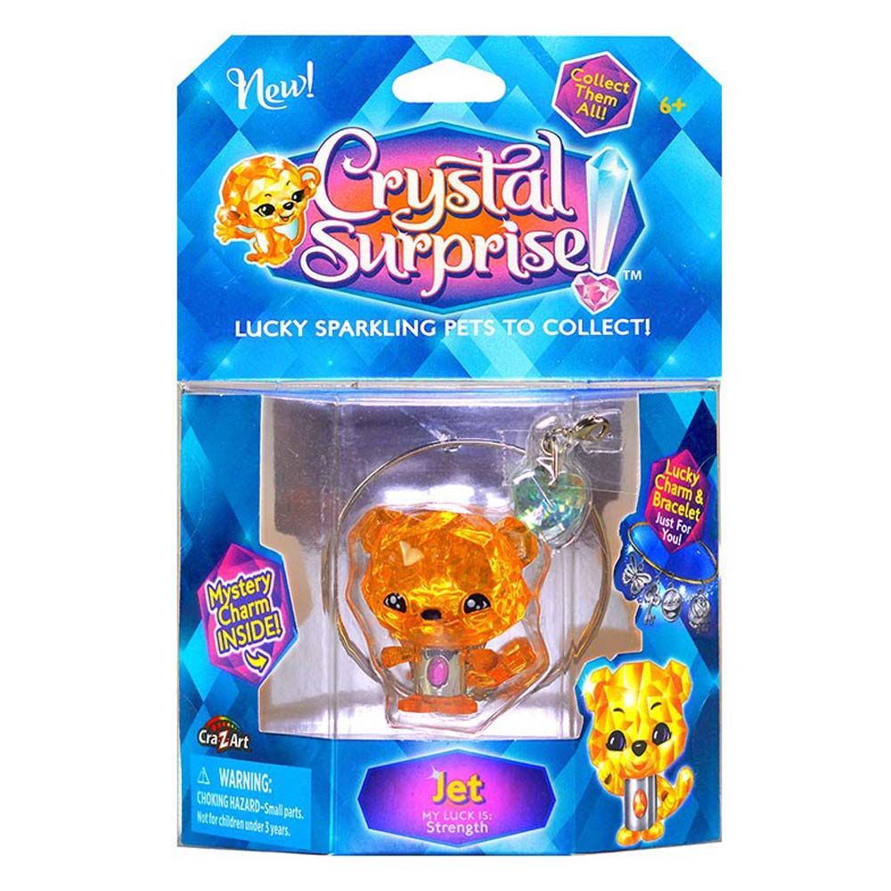 CRYSTAL SURPRISE 5200, Блестящо животинче с 2 талисманчета и гривна