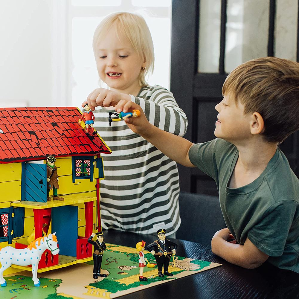 Пипи Дългото чорапче и господин Нилсон - комплект фигурки за игра