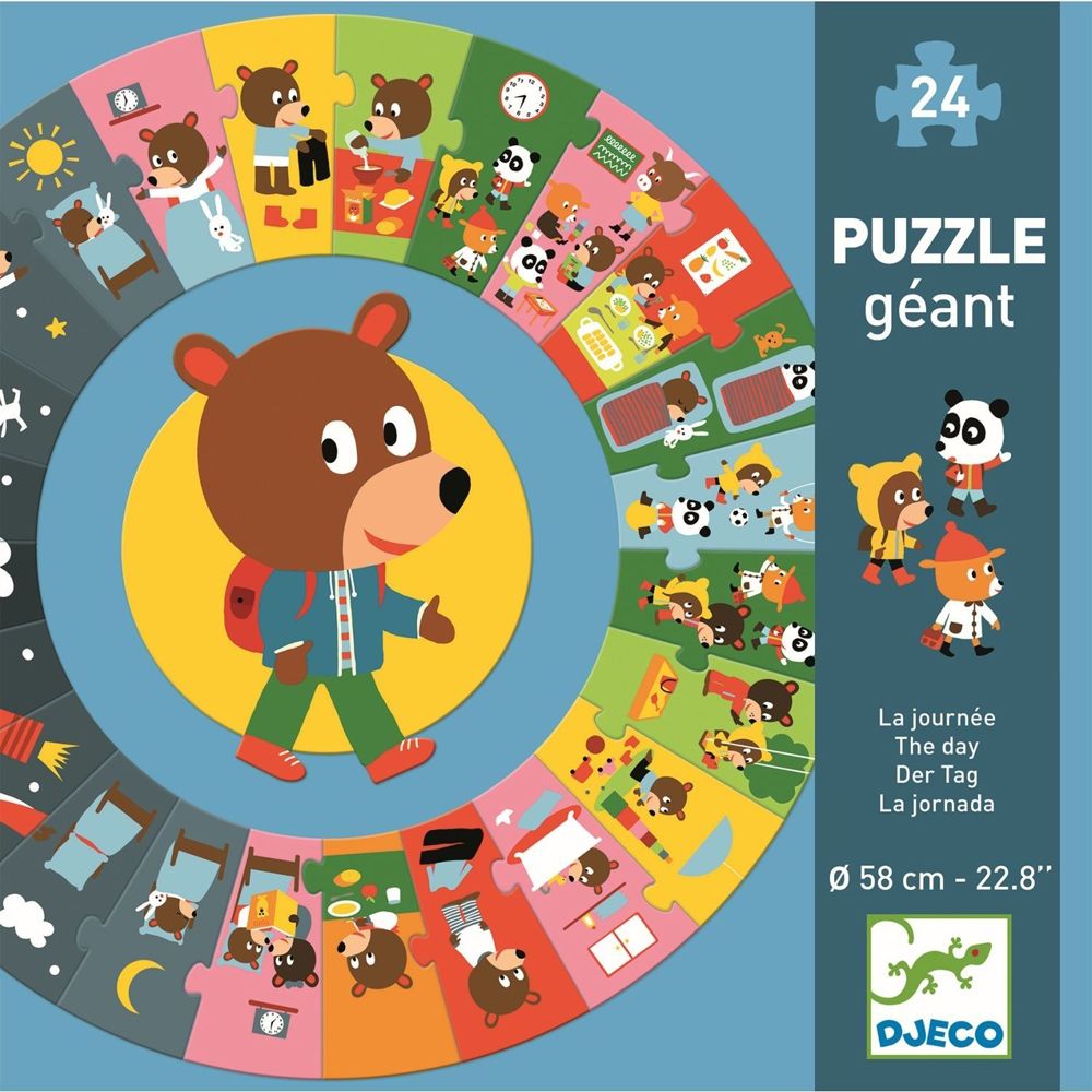 Djeco, Гигантски пъзел, Мече Пухи