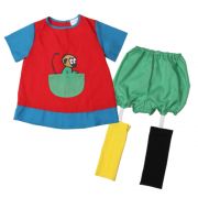 Детски театрален костюм, Пипи Дългото чорапче, 3 части, 92-104 см