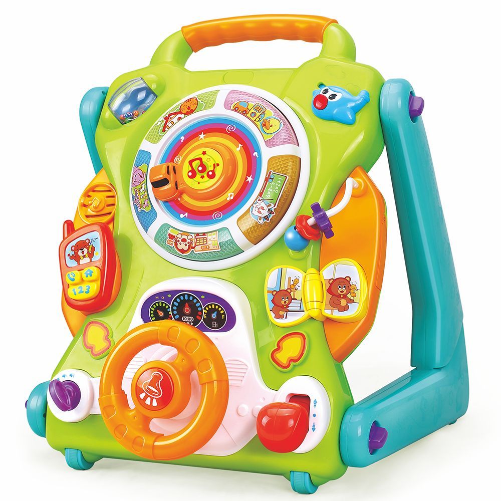 HOLA, Бебешка активна проходилка и маса, 2 в 1