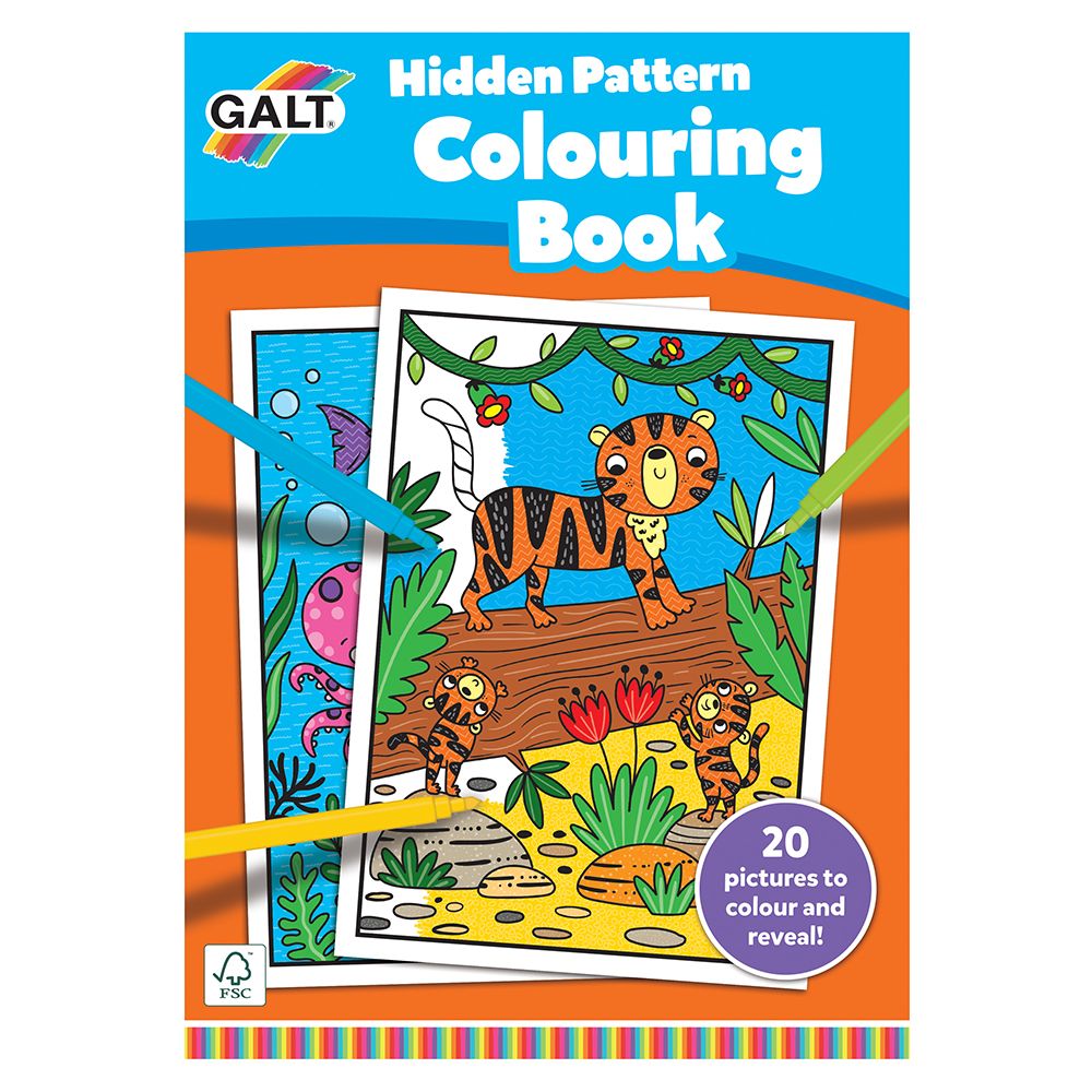 Galt Toys, Книжка за оцветяване със скрити картинки