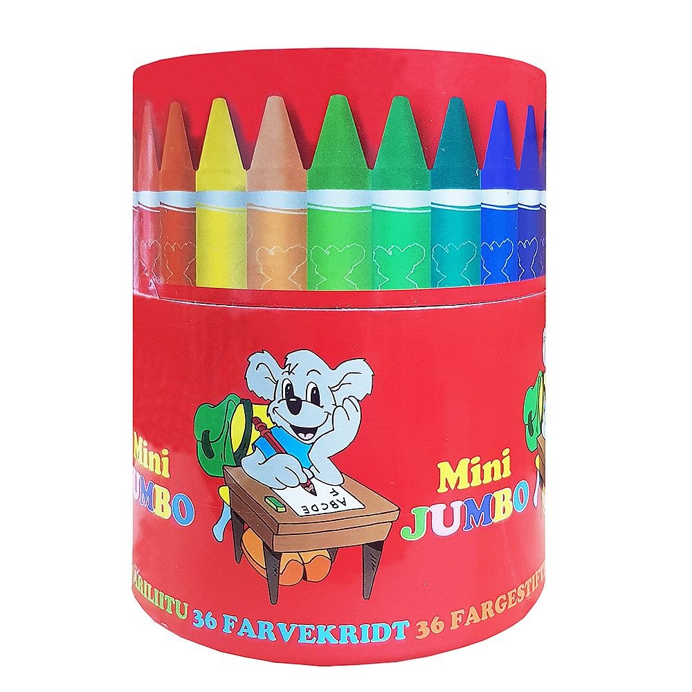 Sense, Пастели Jumbo в кръгла кутия, 36 броя