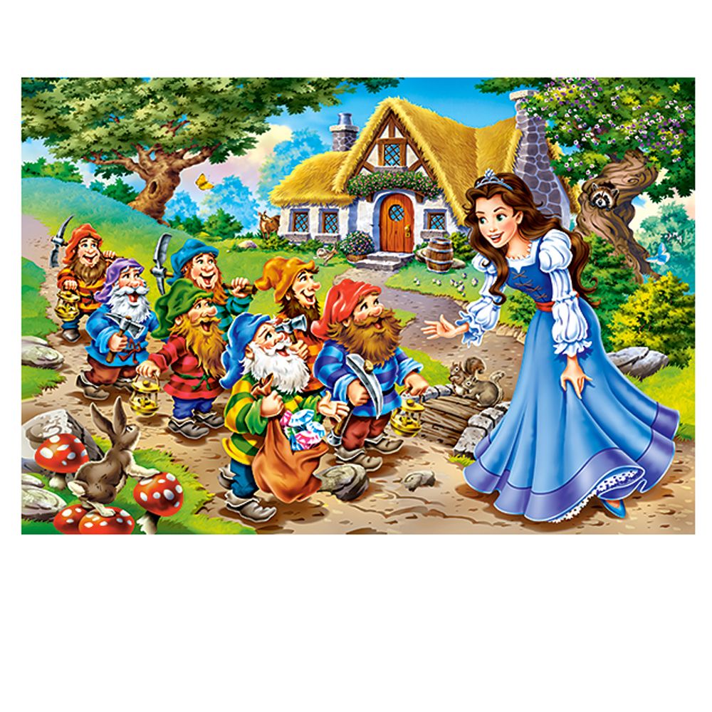 Снежанка и седемте джуджета, пъзел 40 части