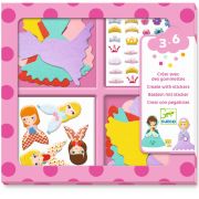 Комплект стикери, Направи сам принцеси