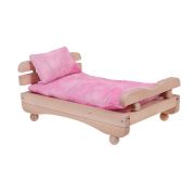 Дървено легло за кукла