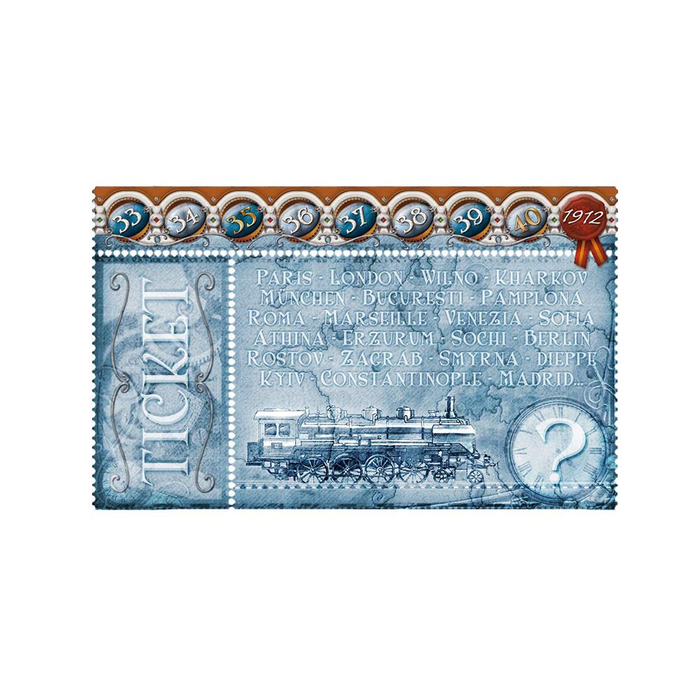 Ticket to Ride Europe 1912, разширение за настолна игра