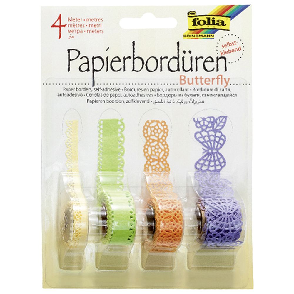 Folia Bringmann, Самозалепващи дантели, Пеперуди