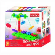 Пластмасов конструктор На площадката, със зъбни колела, 40 части