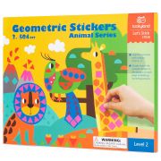 Дидактическа игра, Животни - картини с геометрични стикери
