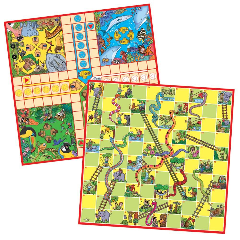 Galt Toys, Игри 2 в 1, Змии и стълби и Не се сърди човече