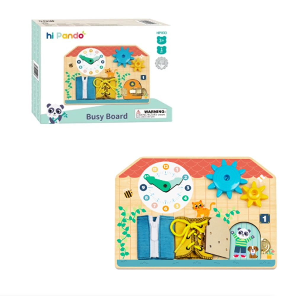 Активна дъска - бизиборд, Къща с часовник