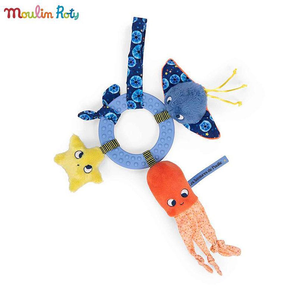 Moulin Roty, Мека играчка Морски обитатели, активна гимнастика