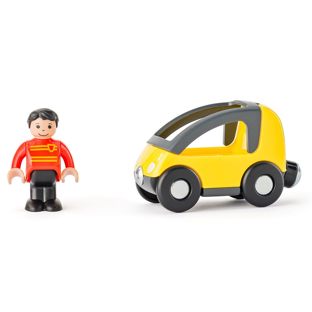 Дървен гараж, с колички и хеликоптер