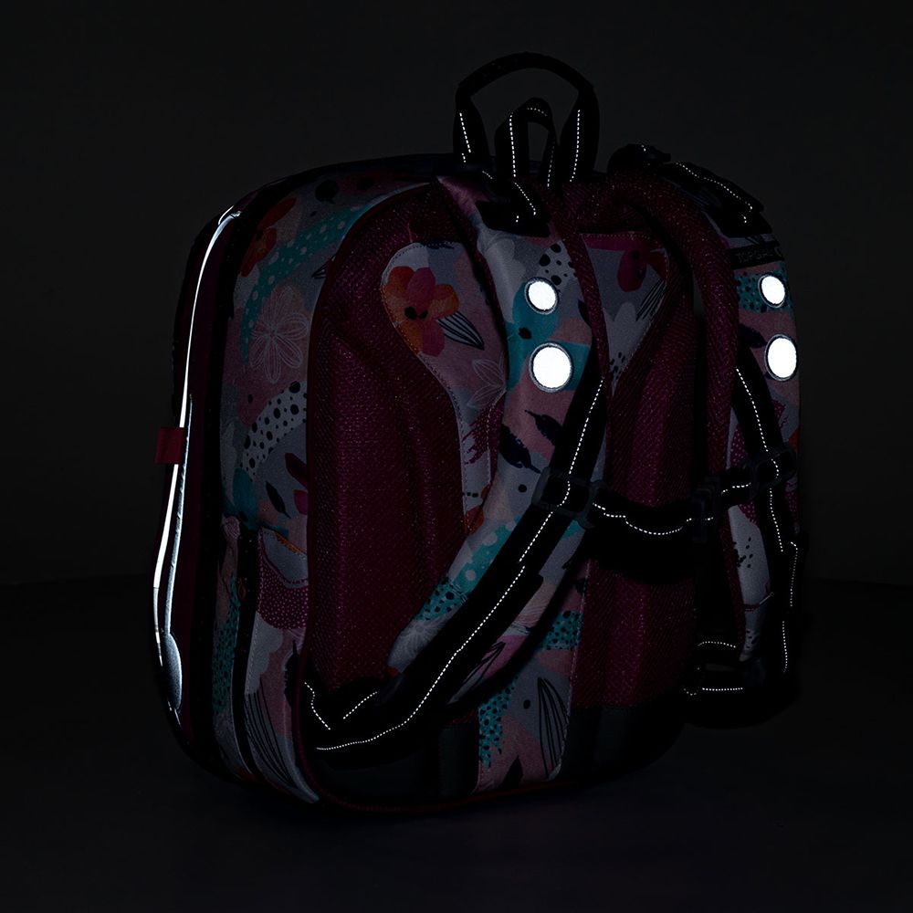 Анатомична ученическа раница, Розови цветя