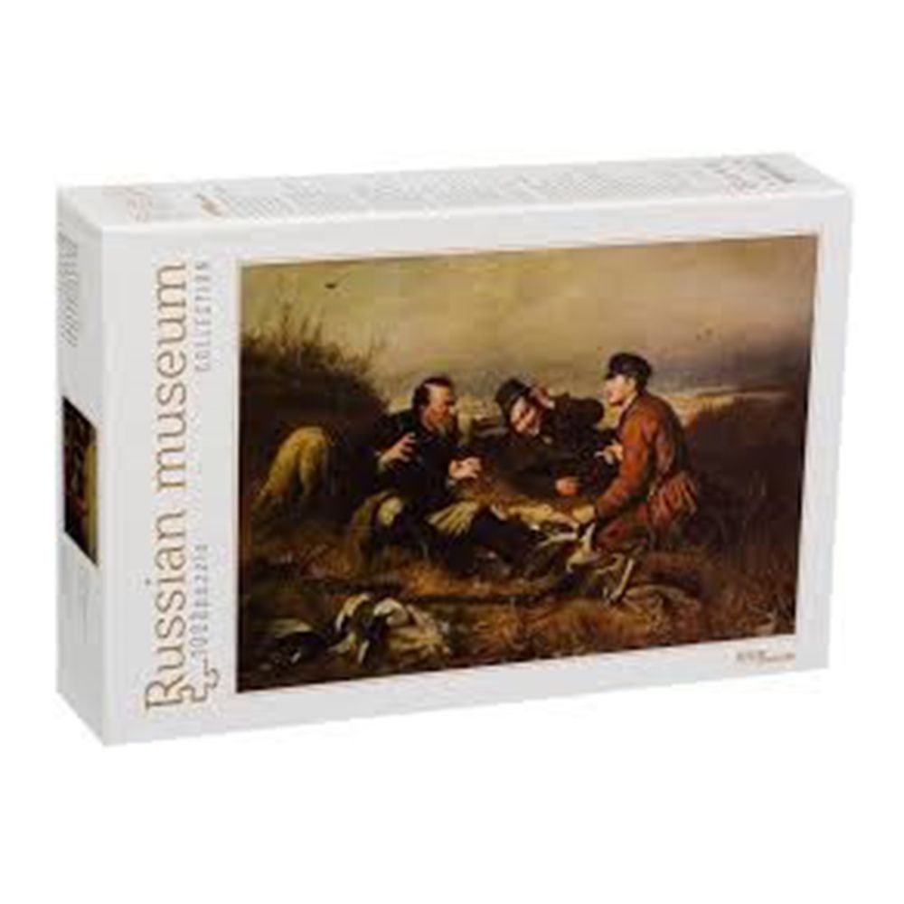 STEP Puzzle, Ловци в почивка, Василий Перов, пъзел-репродукция 1000 елемента