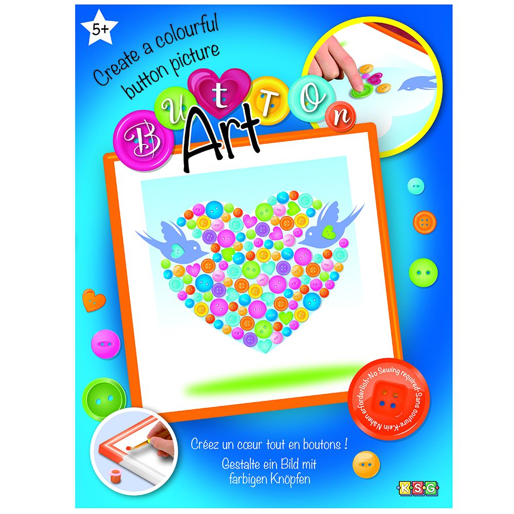 Sequin art, Изкуство с копчета, Сърце