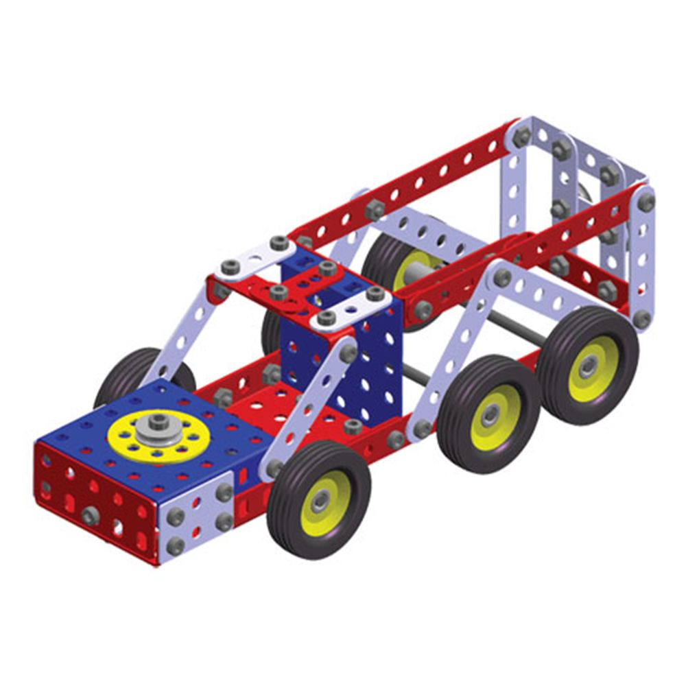 Метален конструктор, Сервизни коли, 10 в 1, 217 части