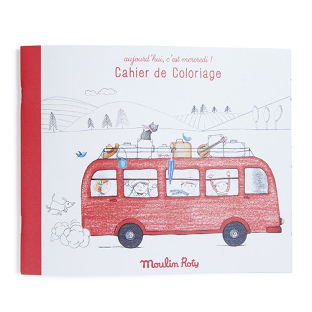 Moulin Roty, Детска книжка за оцветяване, 36 стр.