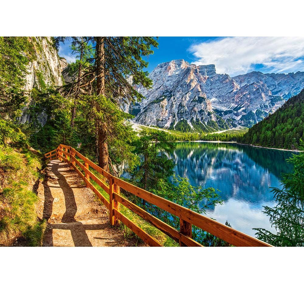 Езерото Брайес, Италия, пъзел 1000 части