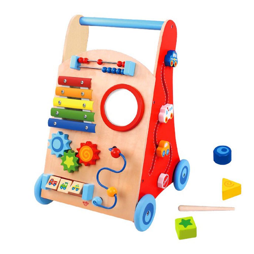 TookyToy, Дървена бебешка проходилка, Първи стъпки