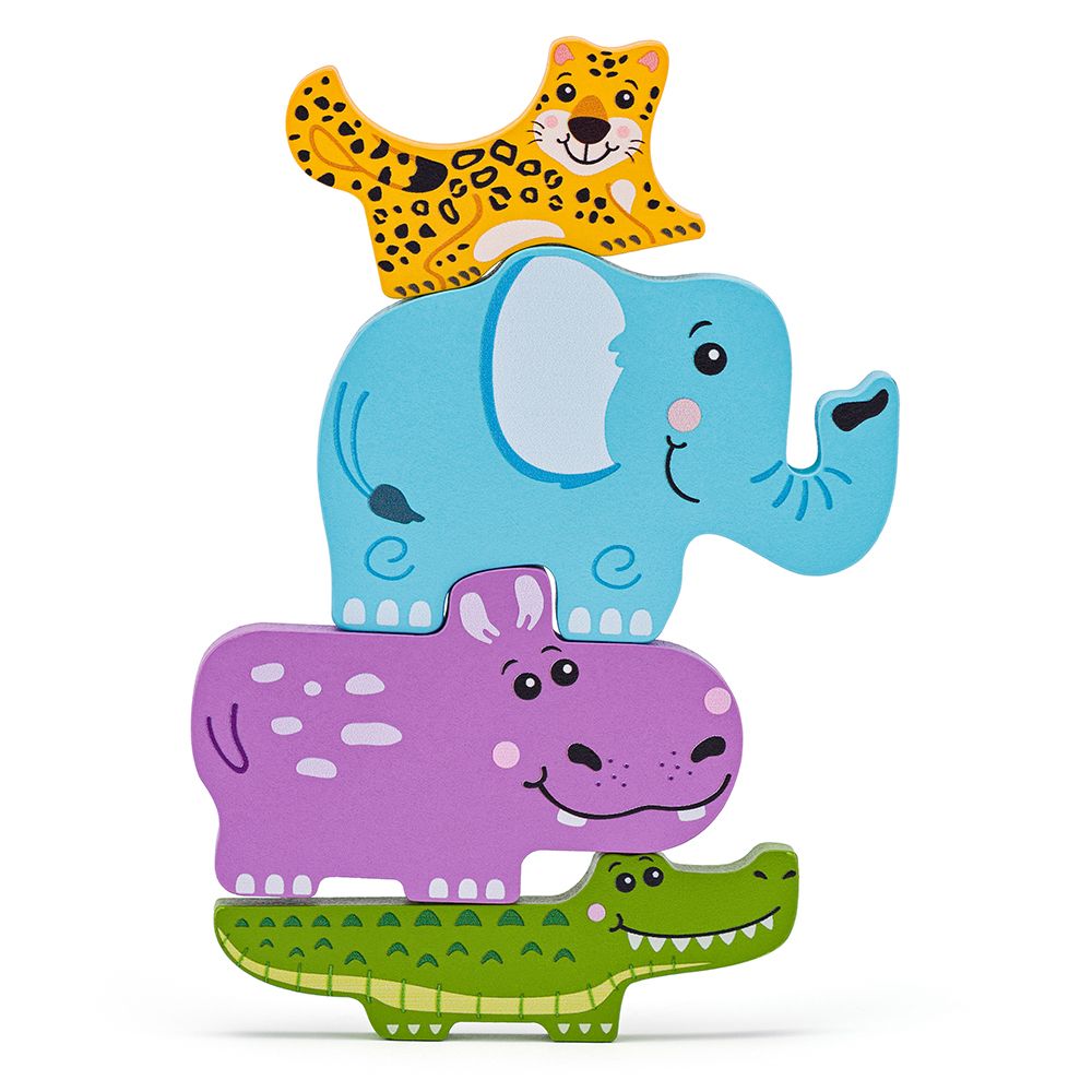 Пъзел и игра за баланс, Животни, 2 в 1