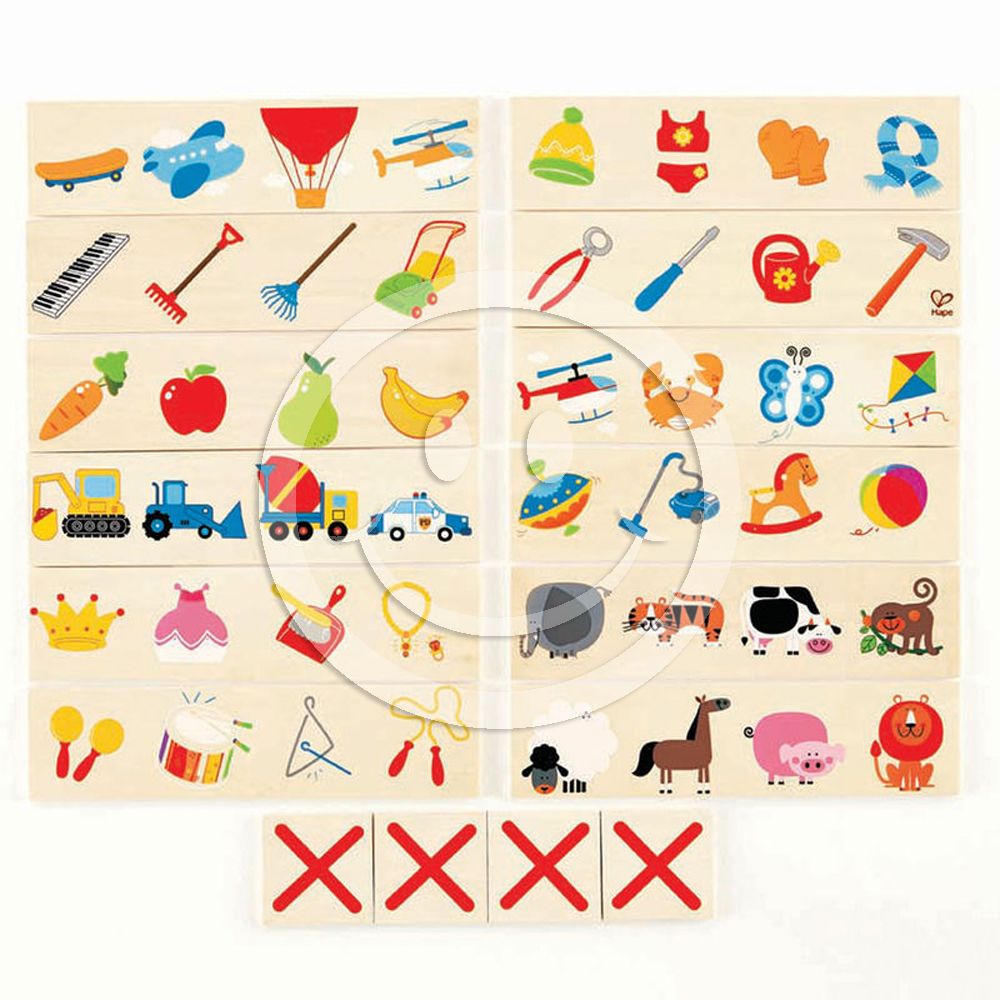 Hape, Дървена логическа игра, Задраскай излишното