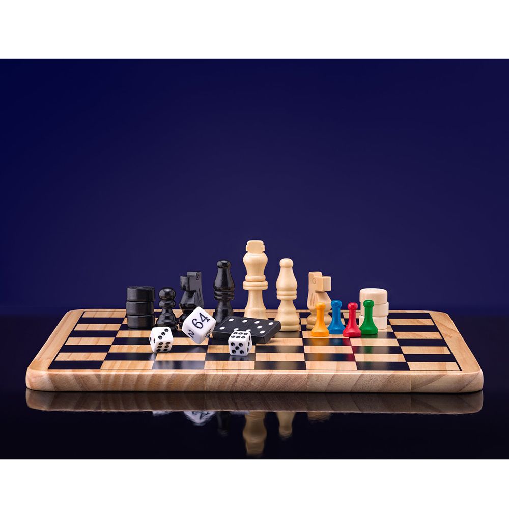 Луксозен комплект с класически настолни игри