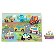 Дървен пъзел с фигури, Превозни средства