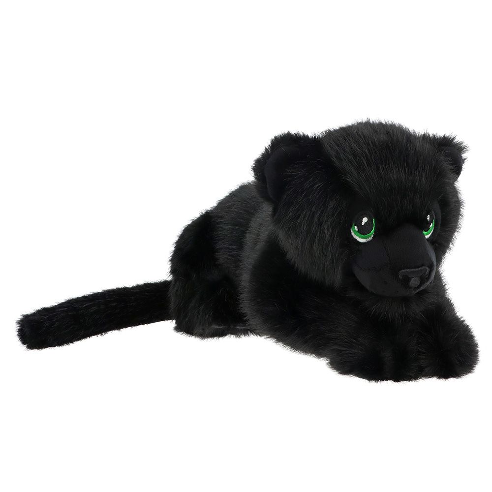 Keeleco, Екологична плюшена играчка, Черна пантера, 25 см, Keel Toys