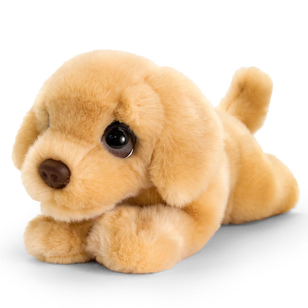 Keel Toys, Плюшено легнало куче, Лабрадор, 25 см
