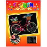 Изкуство с пайети, Велосипед