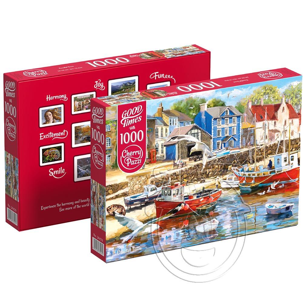 Крайбрежен град, пъзел 1000 части