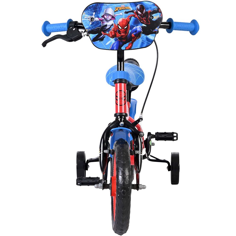 Детски велосипед с помощни колела, Marvel Spiderman, 12 инча