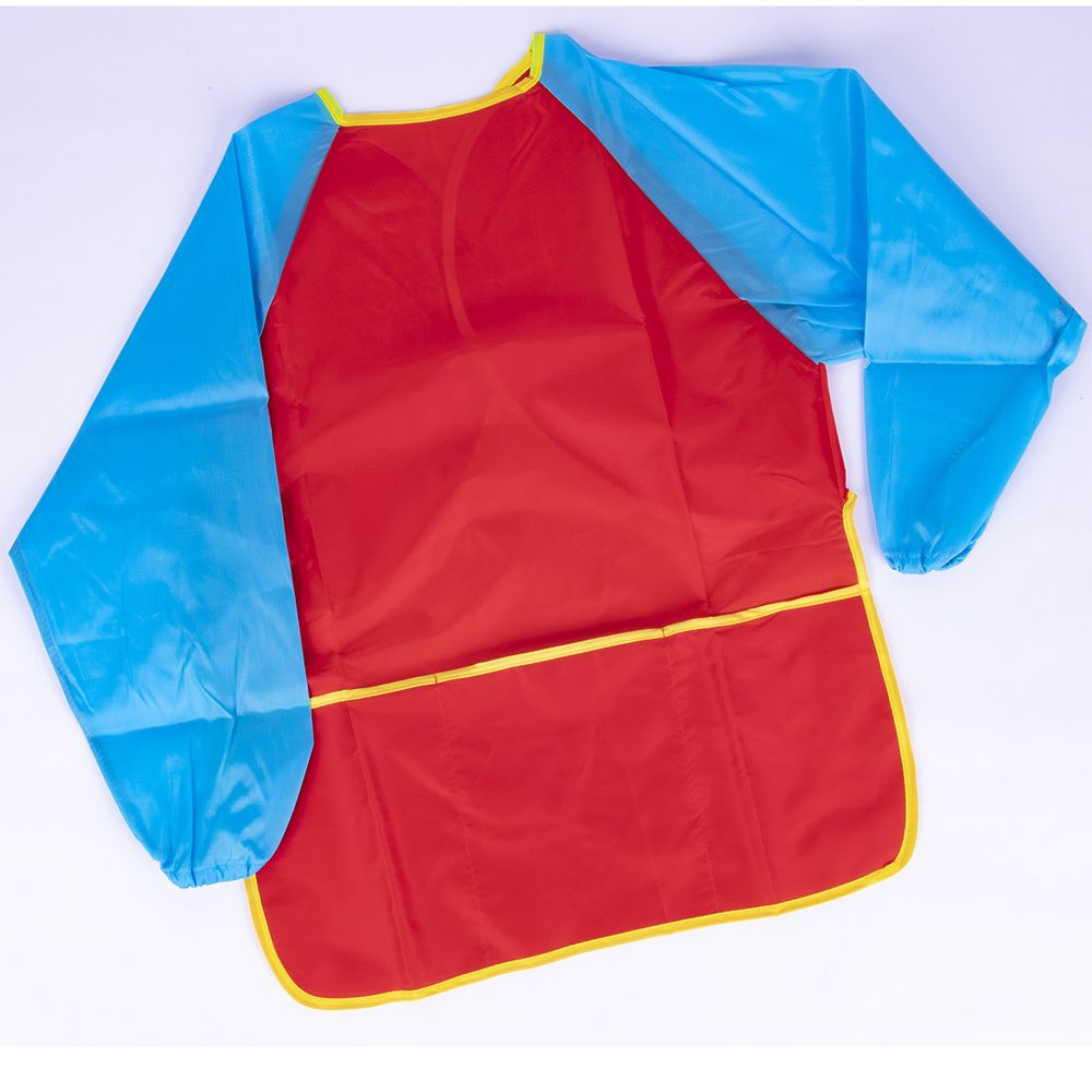 Детска престилка за рисуване с ръкави и джоб