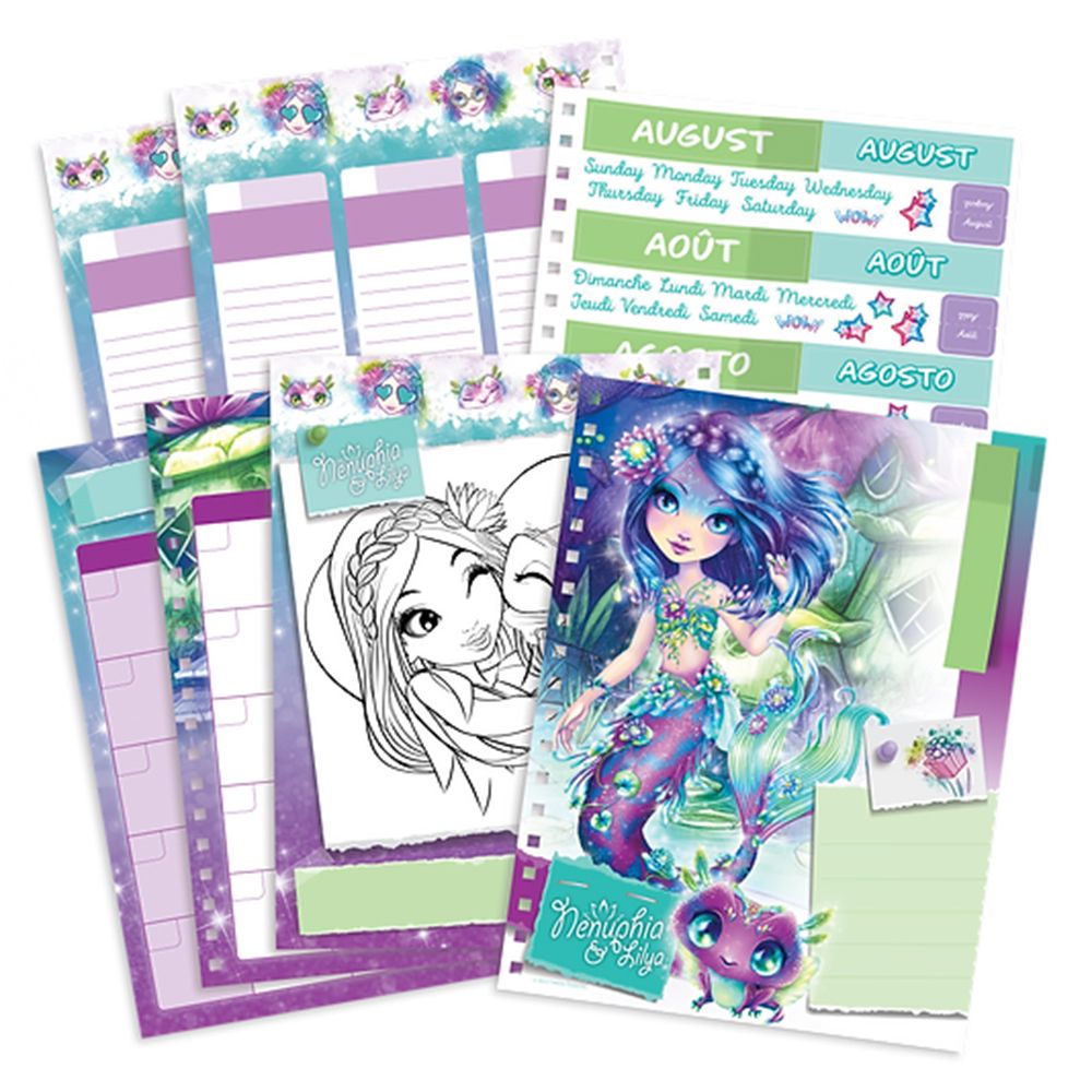 Голям бележник-планер, без дати, Ненуфия