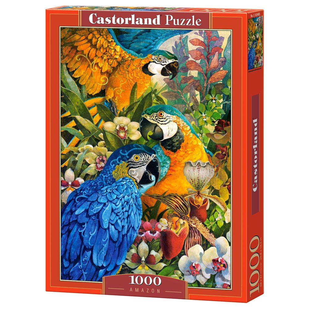 Castorland, Папагали амазонки, пъзел 1000 части