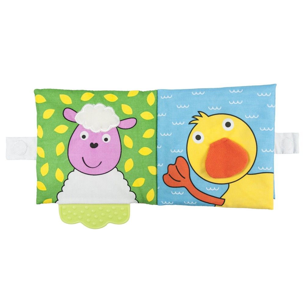 Мека книжка с гризалка "Ферма"