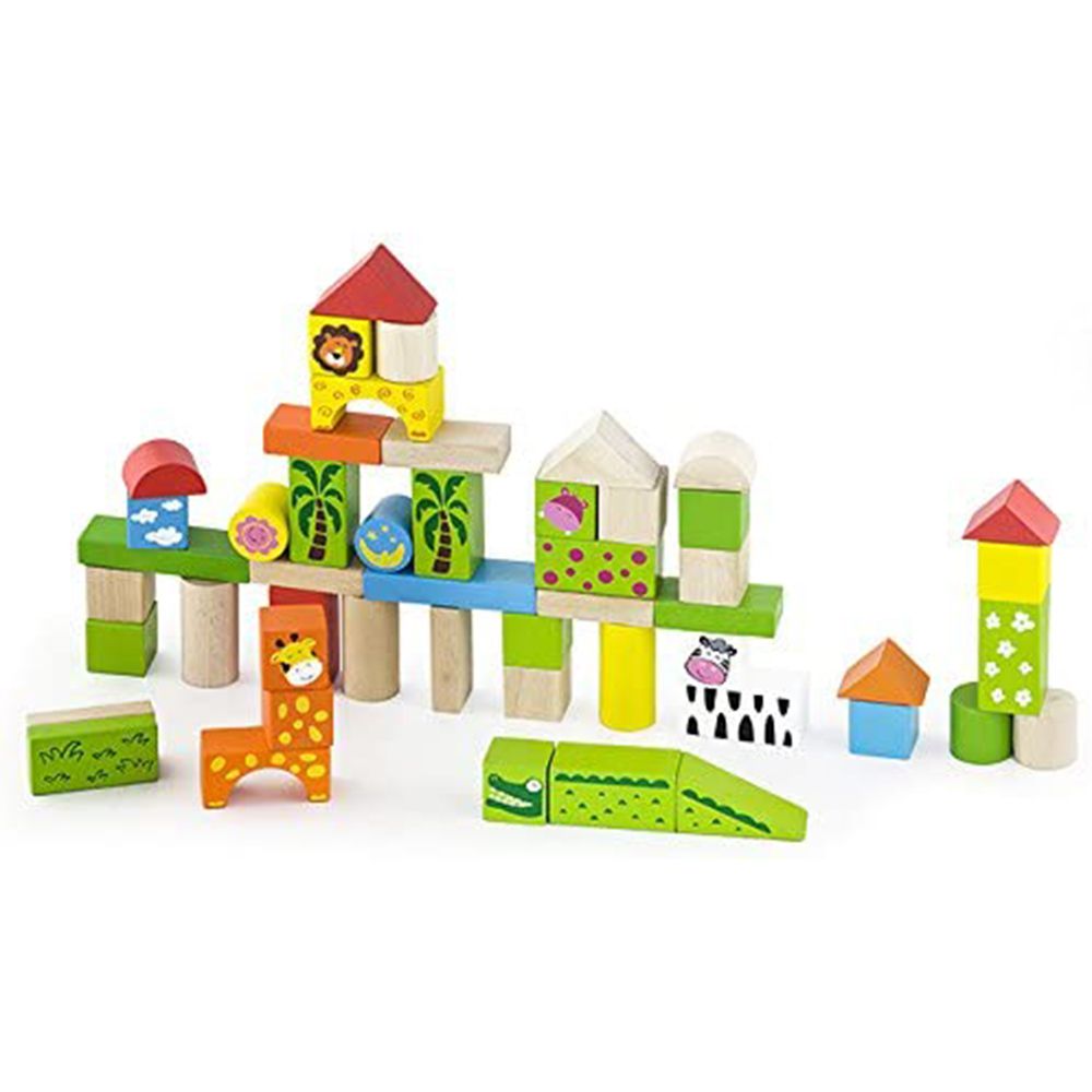 Viga toys, Дървен конструктор, Африка, 50 части