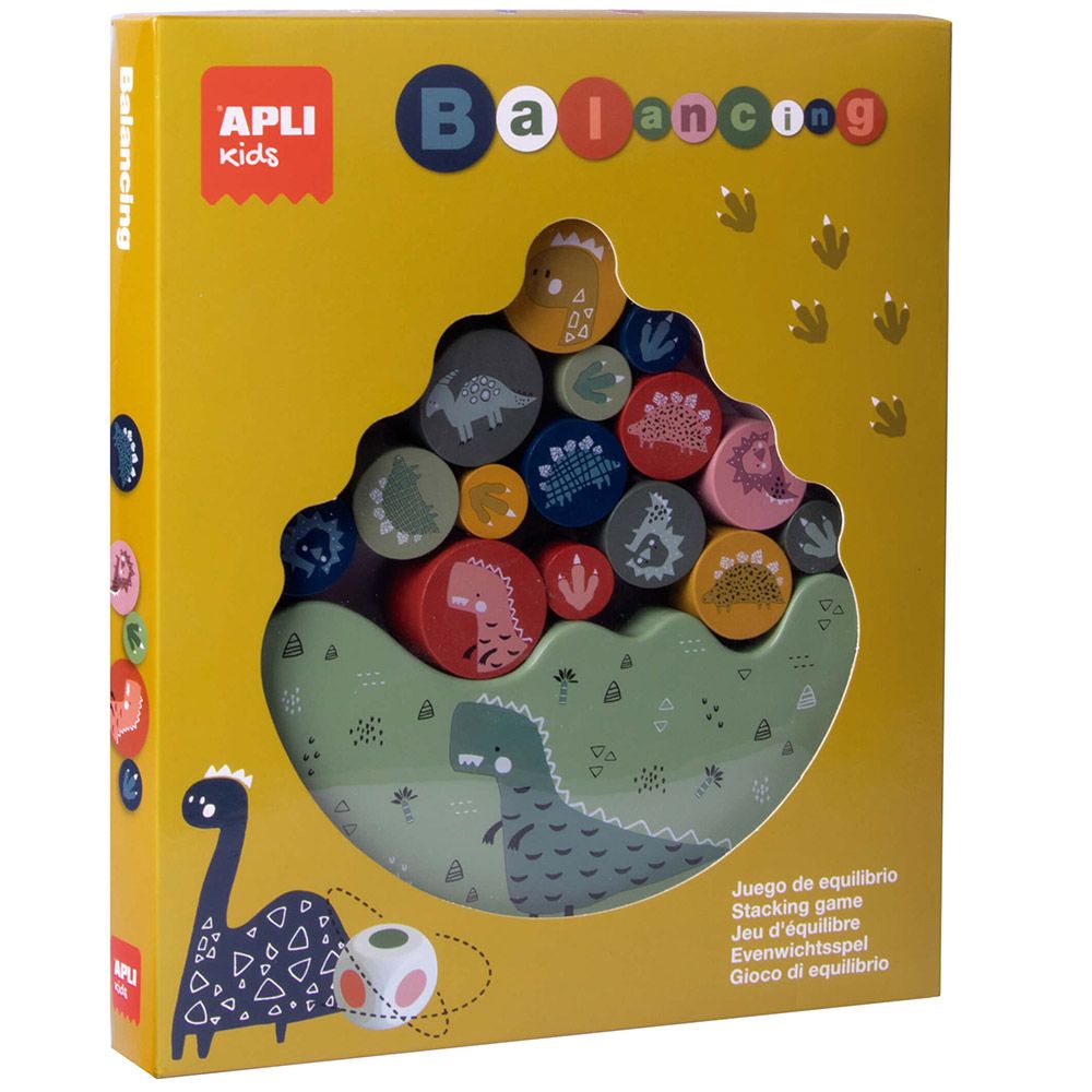 Apli kids, Дървена игра за баланс, Приключение с динозавърчета