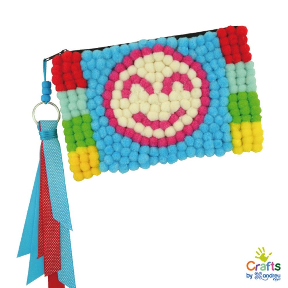 Направи сама портмоне с помпони