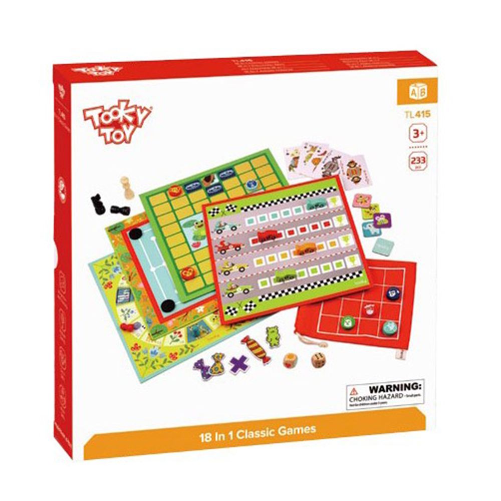 TookyToy, Комплект класически игри, 18 в 1