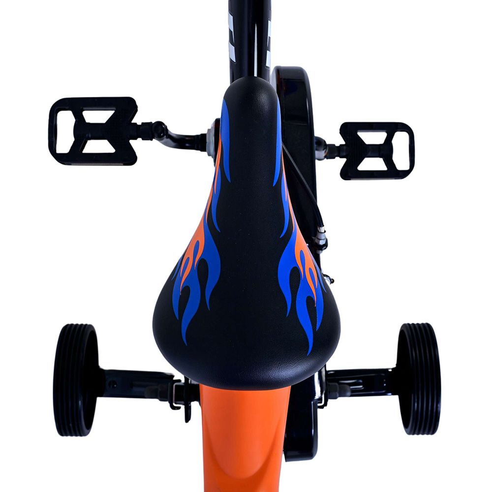 Детски велосипед с помощни колела, Hot Wheels,12 инча