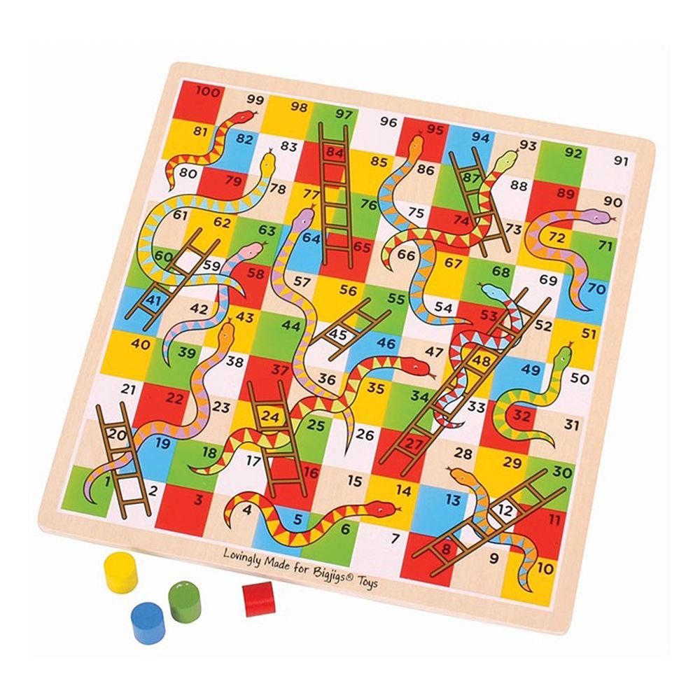 BIGJIGS, Дървена игра, Змии и стълби