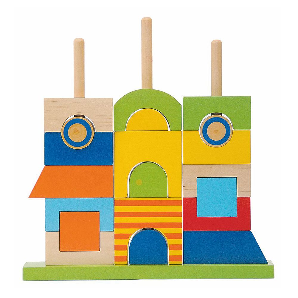 Дървена низанка, къща